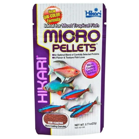Hikari USA Tropical Pellets Fish Food, 0.77 oz