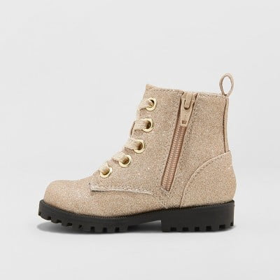 cat and jack gold boots