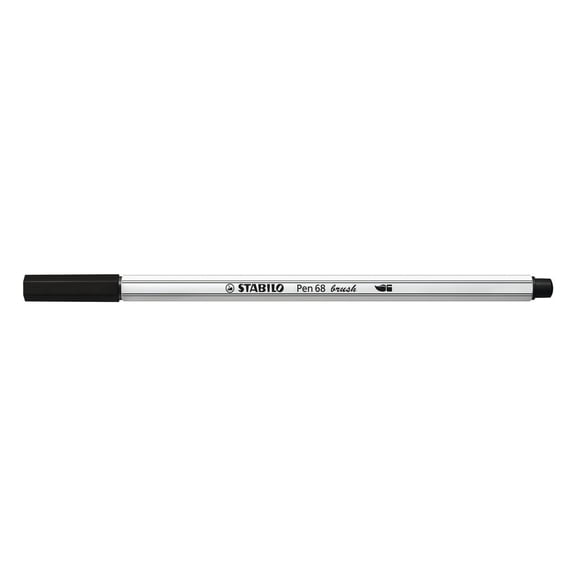 STABILO Pen 68 Brush, Black