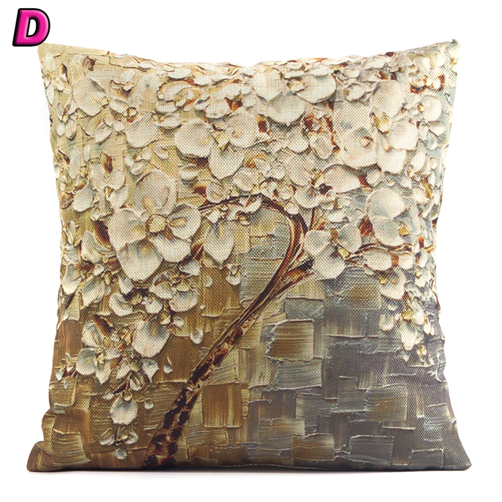 NK HOME Set of 2 Decorative Throw Pillow Case Cushion Cover Clearance 18x18 inch Square Zipper