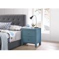 thumbnail image 2 of Glory Furniture Burlington 2 Drawer Nightstand in Teal, 2 of 14