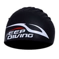 thumbnail image 1 of Capa Natación Silicone Women Hombres Impermeables para El Largo Long Swin Sports Sombreros Piscina, 1 of 9