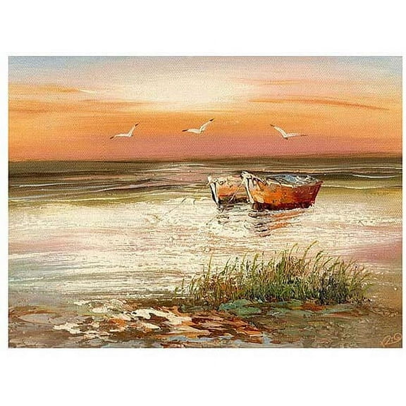 Trademark Fine Art Masters Fine Art Florida Sunset Canvas Wall Art - 24x32