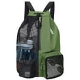 thumbnail image 1 of Mochila de Natación Kuymtek Malla con cordón y Húmeda Playa para Equipo y Entrenamiento Verde Real Sin Logotipo, 1 of 6