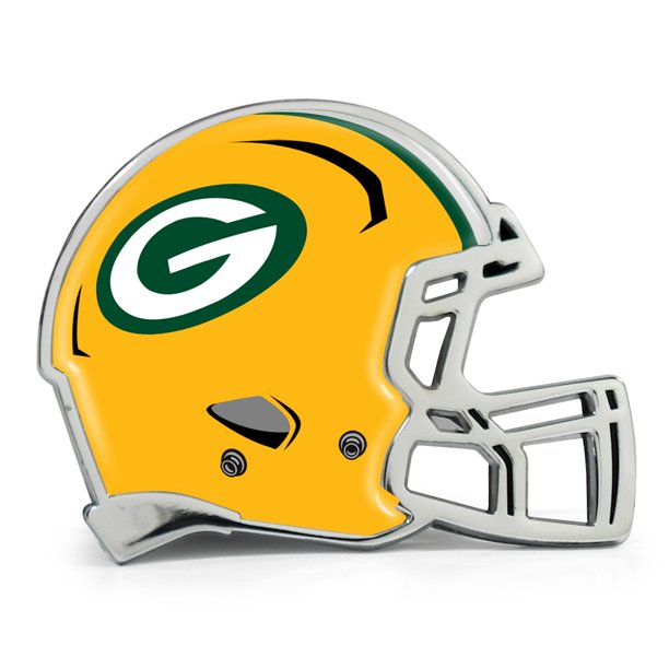 NFL Greenbay Packers 3D Helmet Metal Emblem - Walmart.com - Walmart.com
