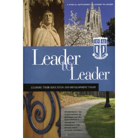 Leader To Leader Ltl A Special Supplement Presented By