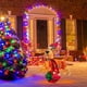 thumbnail image 5 of Adornos navideños, adornos navideños, regalos navideños, luces LED para decoración de jardín, diseño de escena navideña, luces de inserción, foco plano 2D, 5 of 6