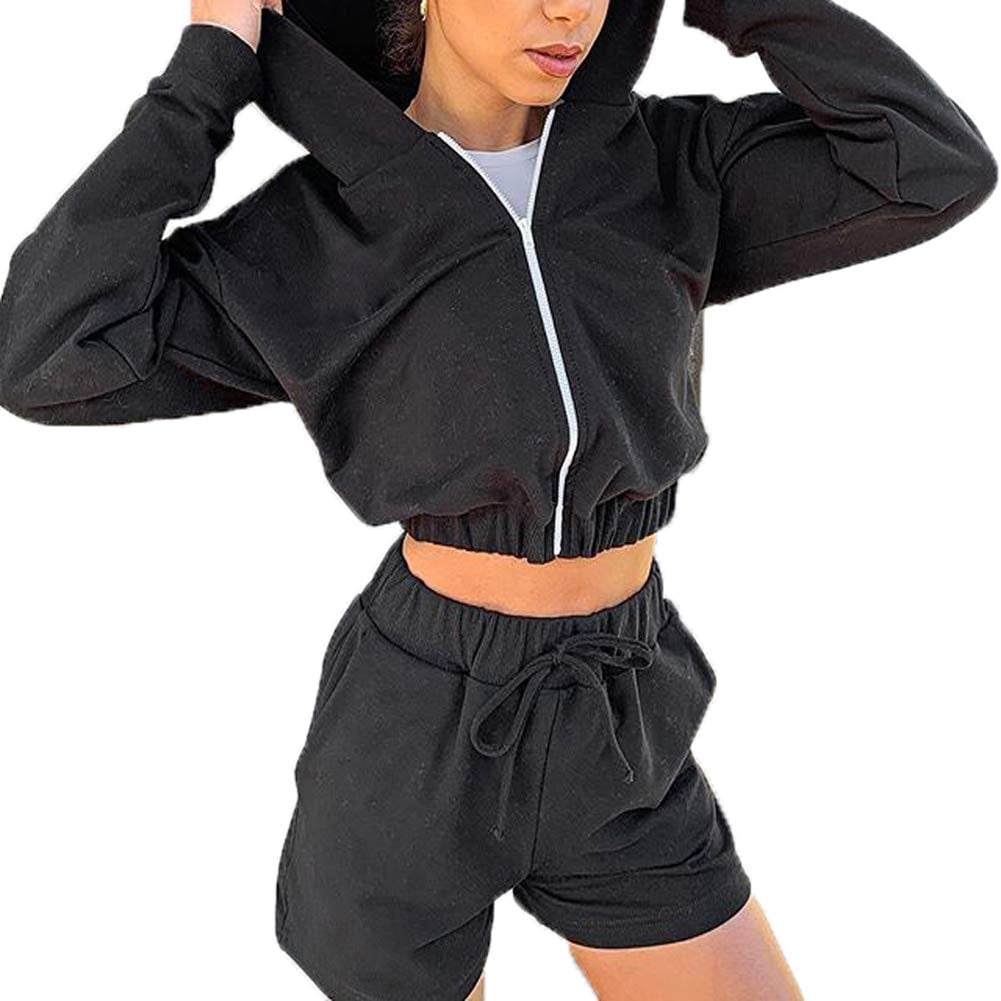 wsevypo Women 2Pcs Outfits Long Sleeve 