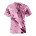 thumbnail image 4 of Qwertyu Oversized Tshirts for Men Short Sleeve Crew Neck Summer Shirts Casual Loose Cotton Vintage Tee Pink L, 4 of 5