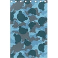 thumbnail image 4 of Coolnut Window Curtain Panels Camouflage Head Grommet Top Room Darkening Thermal Insulated Blackout Window Treatment Drapes 2 Panels W55 x L84 In, 4 of 6