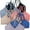 6 Pack: Dusty Colored Assortment, variant on ToBeInStyle Womens Pack of 6 Non-Padded Adjustable Strap Bras