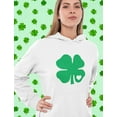 thumbnail image 4 of Tstars Womens Irish Shamrock Green Clover Heart Gift for St Patricks Day Shirts Gift for Her Irish Shirt Pride Proud Irish Women pretty Hoodies, 4 of 6