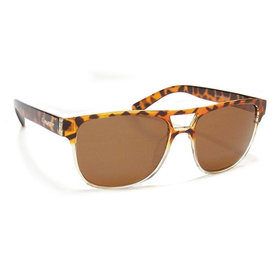 Coyote Vision USA Elixir tort clear fade- brown Polarized Street & Sport Sunglasses - Tortoise, Clear Fade & Brown