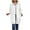 White, variant on GEWSEY Women's Oversized Zip Up Hoodie Lightweight Thin Long Sleeve Hooded Sweatshirt with Pockets (Coffee, S)