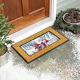 thumbnail image 3 of Evergreen Santa and His Reindeer Sassafras Indoor Outdoor Switch Doormat 1'10"x10" Multicolored, 3 of 3