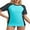 Black, variant on Sociala Women's Printed Active Rash Guard UPF 50+ Sun Protection Swimsuit Bathing Suit Tops Workout Running Tops Shirts