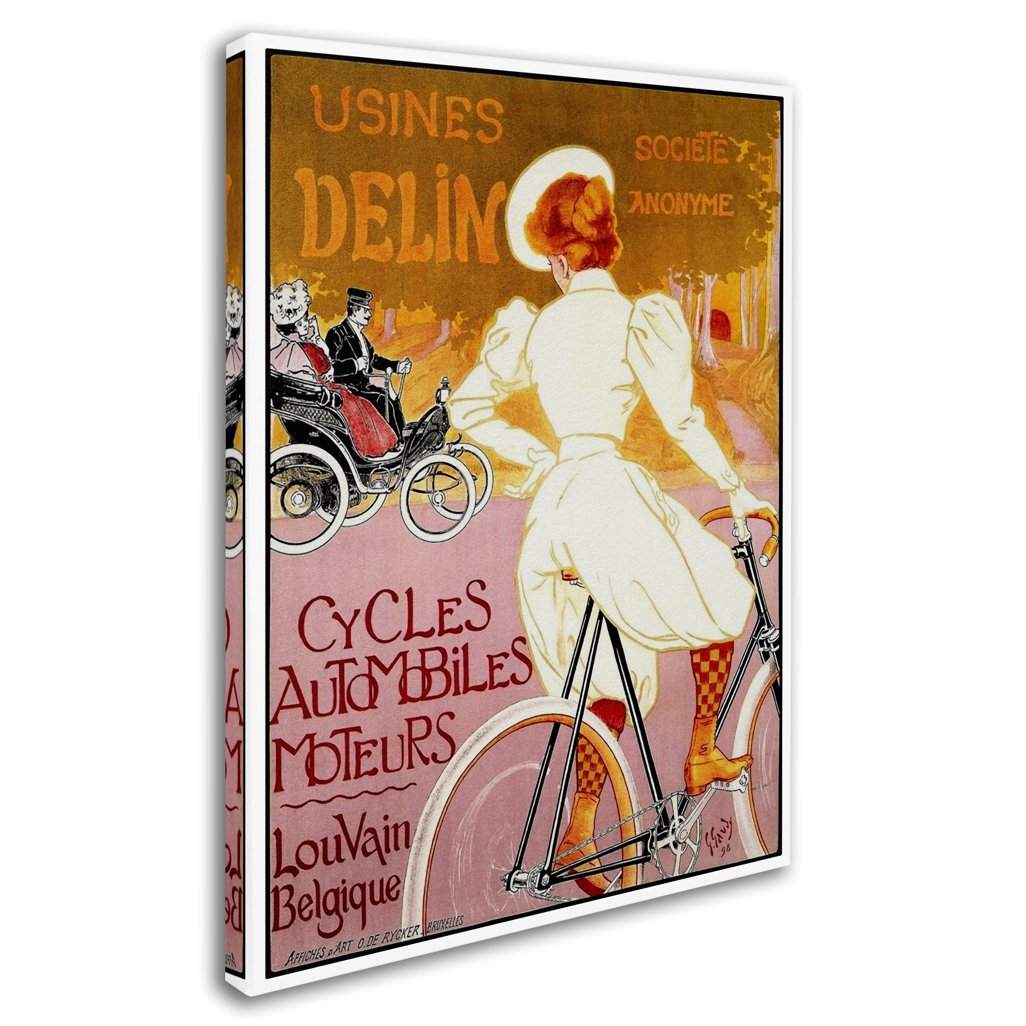 Trademark Fine Art 'Ad Wheels 11' Canvas Art by Vintage Lavoie