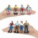 thumbnail image 2 of Juego de figuras en miniatura de 8 figuras humanas de PVC para micropaisajes, 2 of 3