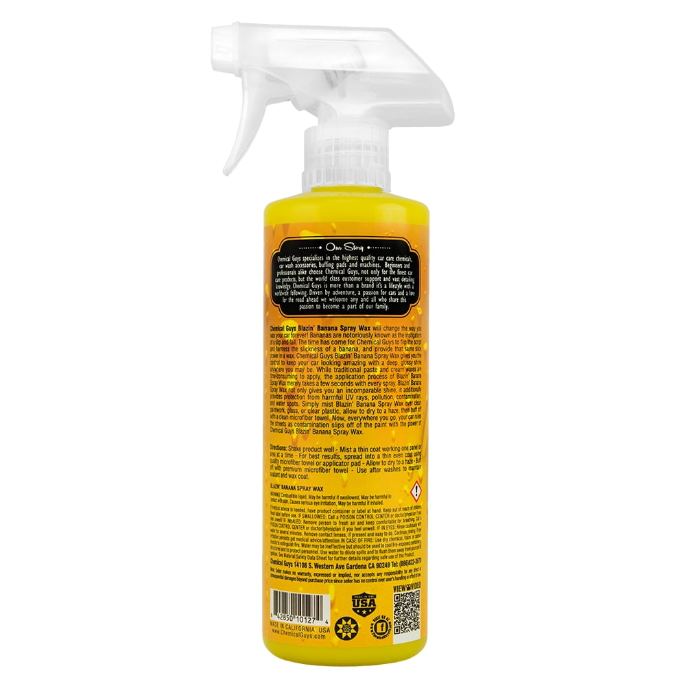 Chemical Guys Blazin Banana Spray Wax 16 FL OZ - Stateside Equipment Sales