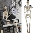 thumbnail image 1 of Halloween Decorations Halloween Skeleton Life Size Posable Joints Skeletons Life Size Hand Life Body Anatomy Model Decor Halloween Skeleton Decorations For Halloween, 1 of 8