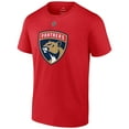 thumbnail image 2 of Men's Matthew Tkachuk Red Florida Panthers Authentic Stack Name & Number T-Shirt, 2 of 3