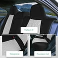 thumbnail image 2 of For Toyota Corolla 2020-2024 FH Group Custom Fit Neoprene Car Seat Covers Waterproof Gray - Rear Seat, 2 of 5