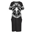 thumbnail image 4 of Mejor logotipo de banda de rock metal Cordero de Dios Gajiumr vestido suelto con bolsos vestido real para mujer 2025 vestido de noche para mujer, 4 of 7