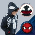 thumbnail image 3 of Marvel Spider-Man Miles Morales Zip Up Cosplay Puffer Jacket Little Kid to Big Kid, 3 of 5