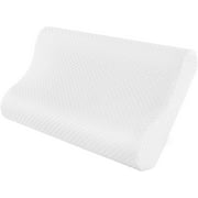 Memory Foam Orthopedic Contour Pillow for Neck & Shoulder, Queen