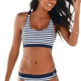 thumbnail image 2 of LASCANA Women's Cross Back Scoop Bikini Swimsuit Top Bra Sizing Band, 2 of 6