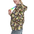 thumbnail image 2 of Uemuo Ladybugs And Flowers On A Wooden Pattern Women's Hoodie with Eye-catching Drawstrings- Casual Pullover Hoodie with Kangaroo Pocket, Stylish Hooded Sweatshirt-X-Large, 2 of 7