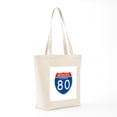 thumbnail image 7 of CafePress - Interstate 80 CA Tote Bag - Unisex Canvas Tote Bag, Beige, 1-Piece, 7 of 7