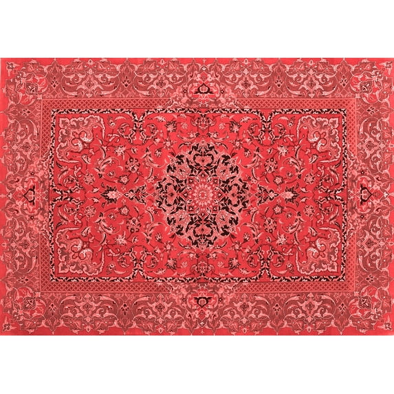 Ahgly Company Indoor Rectangle Persian Red Traditional Area Rugs, 2' x 4'