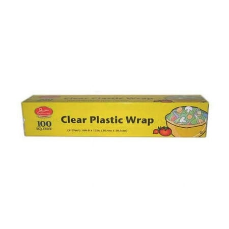 F36-100 PEC 100 square ft. Plastic Wrap, Clear