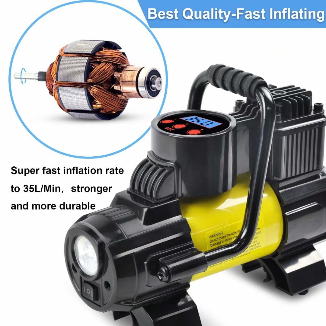 ES5001C Portable DC 12V Car Vacuum Cleaner with tire inflator - EcoSmater  Technology Limited