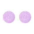 thumbnail image 3 of yingyy Tapis de Pot Antidérapant Résistant à la Chaleur Napperon Rond Anti-Brûlure Porte-Gobelet Protecteur de Table de Cuisine Violet Clair 2Set, 3 of 6