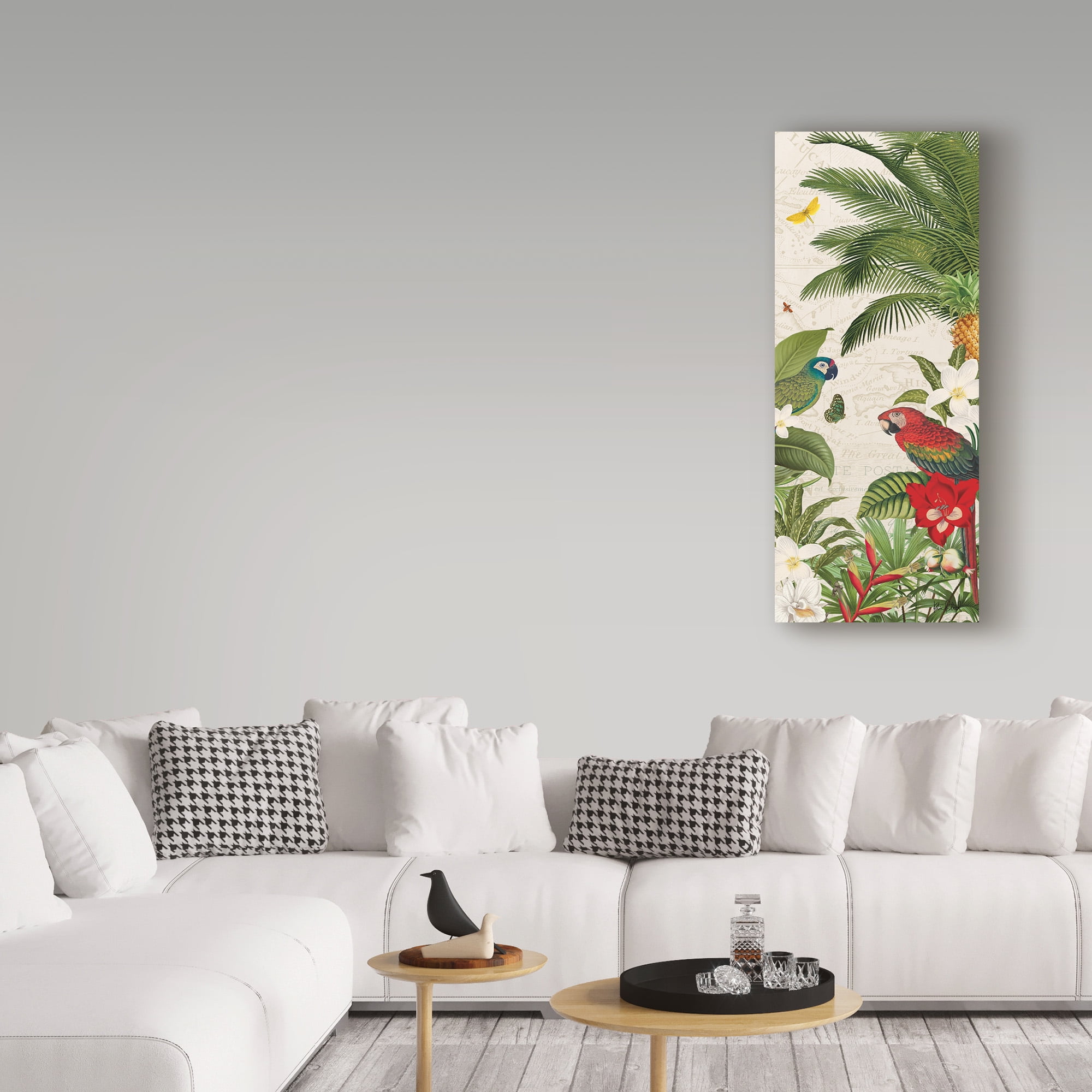 Trademark Fine Art 'Parrot Paradise VII' Canvas Art by Katie Pertiet