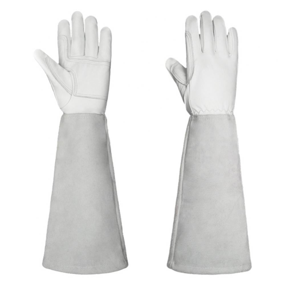 Gardening Gloves for Women/Men,Long Sleeve Leather Gardening Gloves