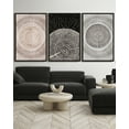 thumbnail image 6 of SHENIFY large 24x36in3pcs Black Framed Cloudy Ocean Natural Wall Decor Sea Wall Art Vintage Landscape Modern Painting Artwork for Living Room Bedroom, 6 of 6