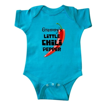 

Inktastic Grammy s Little Chili Pepper Gift Baby Boy or Baby Girl Bodysuit