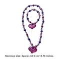thumbnail image 4 of Guardurnaity Necklace Bracelet Cute Wearable Jewelry Set Girls Sweet Pendant Toddler Decorative Style Accessories Stretchable for Party Type2 NO2, 4 of 6