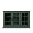 thumbnail image 4 of Twin Star Home 55" Two Tone Sideboard with Window Pane Glass Doors and Adjustable Shelves, 4 of 6