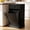 Black, variant on 15 Gallons Tilt-Out Trash Can Cabinet, Hidden Garbage Storage with Drawer and Diagonal Pattern for Kitchen & Living Room, Black