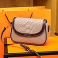 thumbnail image 1 of Bolso bandolera con diseño de cocodrilo, bolso de moda, bolsos de hombro de viaje para mujer (caqui), 1 of 8