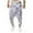 White, variant on WEAIXIMIUNG Mens Overalls for Work Men's Hop Loose Linen Harlan Low Rise Jogging Sweatpants