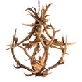 thumbnail image 6 of Meyda Tiffany 212275 Antlers 10 Light 55" Wide Antler Candle Style Chandelier - Copper, 6 of 6