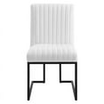 thumbnail image 4 of Modway Indulge 18.5" Modern Fabric Tufted Dining Chair in White (Set of 2), 4 of 10