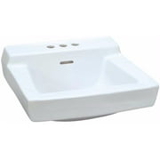 Gerber Plmbg Fixtures(Chi 12314 Plymouth Wall-Hung Bathroom Sink, White, 19 In. X 17 In.