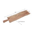thumbnail image 2 of Acacia Wooden Rectangle Live Edge Serving Board 33", 2 of 4
