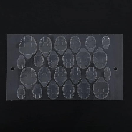 Watertight Breathable Double,240pcs Doubleside Nail Adhesive Tabs Sticky Tape for False Nail Tips Transparent Flexible Fake Nail Glue